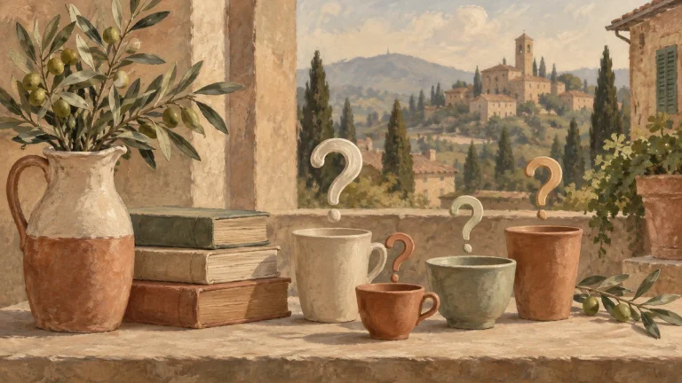 Painted illustration for Common Questions to Get you Started in Italian