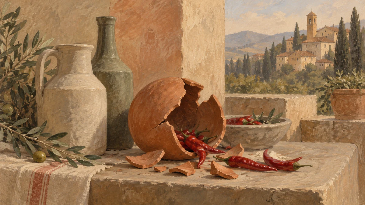 Painted illustration for Commonly Used Italian Curse Words and Insults