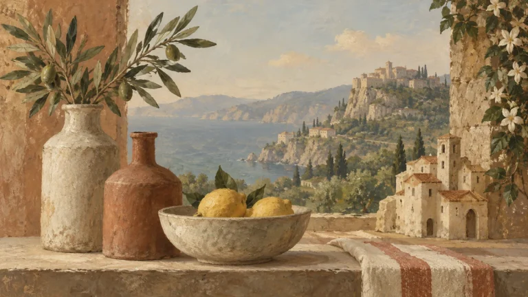 Painted illustration for 10 Unusual Places to Visit in Italy