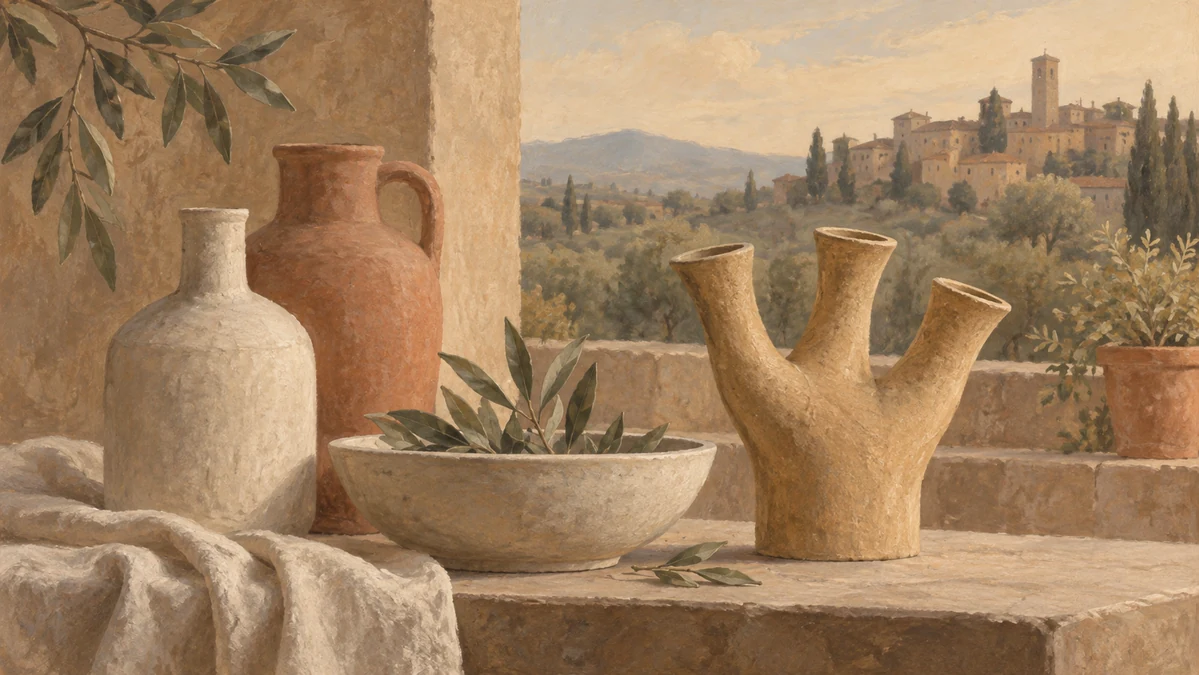 Painted illustration for The Italian Subjunctive Mood: a Guide to the Congiuntivo Imperfetto